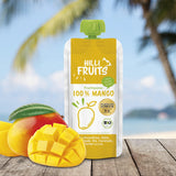 HILLI Fruits: Köstliches Fruchtpüree aus 100% Mango. Das reine Fruchtpüree ohne Zuckerzusatz ist direkt verzehrfertig, ohne umständliches Schälen und Zerkleinern. Das Fruchtpüree kann helfen, eine ausgewogene Ernährung zu unterstützen und ist zudem auch äußerst vielseitig verwendbar. Beispielsweise für Smoothies, Säfte, Marmelade, Eis, Cocktails, Torten, und vieles mehr. Sie können es sich aber auch einfach pur schmecken lassen! Ohne Zuckerzusatz, glutenfrei, laktosefrei, vegan und gut portionierbar.