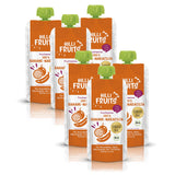 HILLI Fruits: Köstliches Fruchtpüree aus 100% Banane-Maracuja. Das reine Fruchtpüree ist direkt verzehrfertig, ohne umständliches Schälen und Zerkleinern. Das Fruchtpüree kann helfen, eine ausgewogene Ernährung zu unterstützen und ist zudem auch äußerst vielseitig verwendbar. Beispielsweise für Smoothies, Säfte, Marmelade, Eis, Cocktails, Torten, und vieles mehr. Sie können es sich aber auch einfach pur schmecken lassen! Ohne Zuckerzusatz, glutenfrei, laktosefrei, vegan und gut portionierbar.