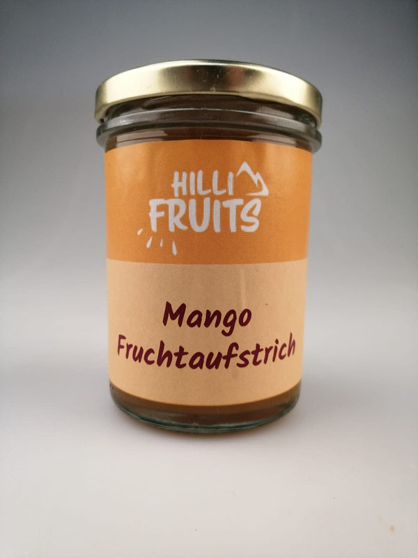 Mango Fruchtaufstrich 230g mit 66,7% BIO-Fruchtpüree Mango Hilli fruits