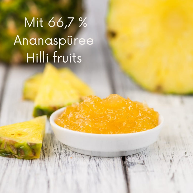 Ananas Fruchtaufstrich 230g mit 66,7% BIO-Fruchtpüree Ananas Hilli fruits